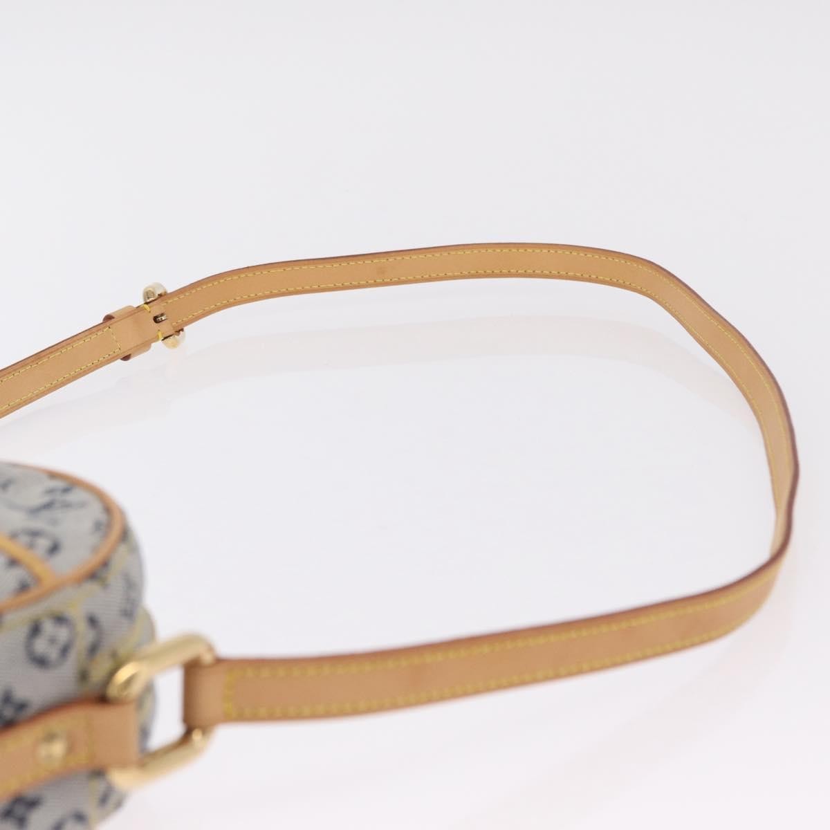 Louis Vuitton Jeanne Mini Lin Blue Canvas Crossbody Bag Bag (Pre-Owned)
