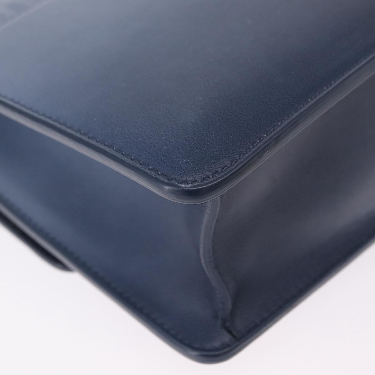 Christian Dior 30 Montaigne Flap Gradient Leather Blue Leather Shoulder Bag Bag (Pre-Owned)