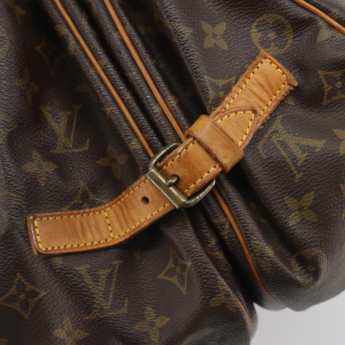 Louis Vuitton Saumur Monogram Canvas Brown Canvas Handbag (Pre-Owned)