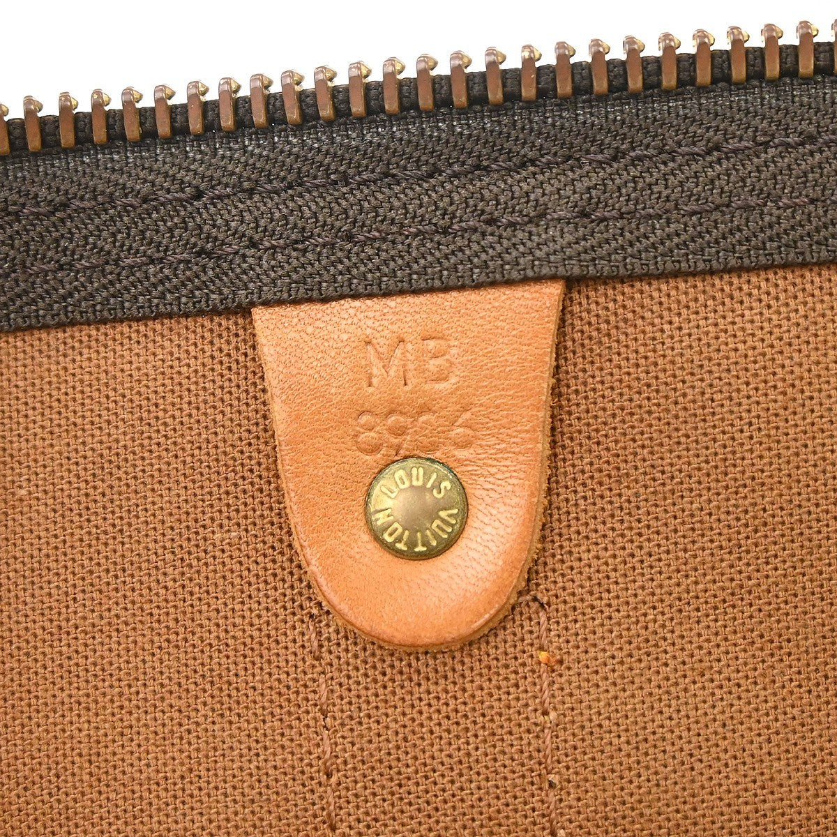 Louis Vuitton Keepall Monogram Canvas Brown Canvas Travel Bag Bag (Pre-Owned)