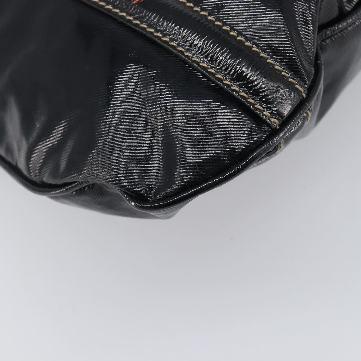 Gucci Britt Web Hobo Dialux Coated Canvas Black Canvas Shoulder Bag Bag (Pre-Owned)
