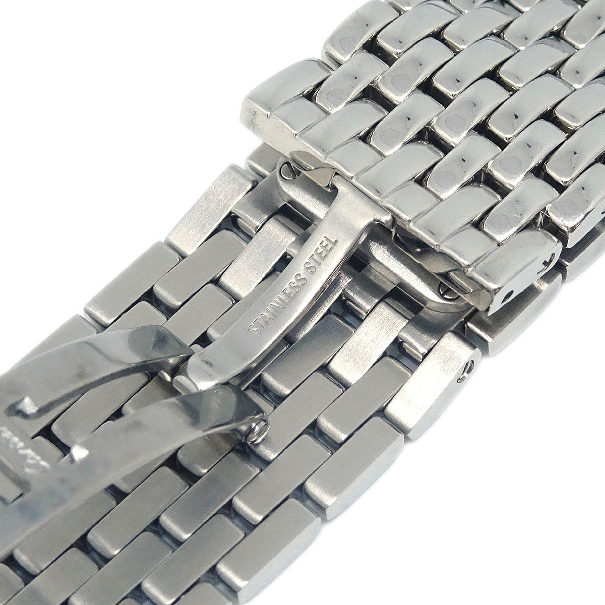 Cartier Panthere Ruban Quartz Stainless Steel And Mother Of Pearl Watch (Pre-Owned)