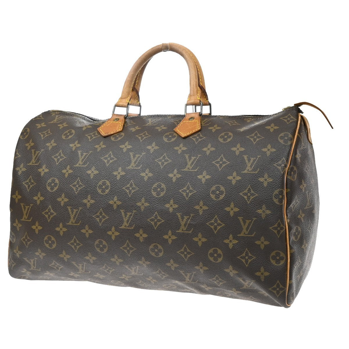 Louis Vuitton Speedy Monogram Canvas Brown Canvas Handbag (Pre-Owned)