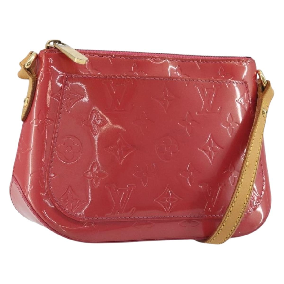 Louis Vuitton Minna Street Monogram Vernis Pink Patent_Leather Shoulder Bag Bag (Pre-Owned)