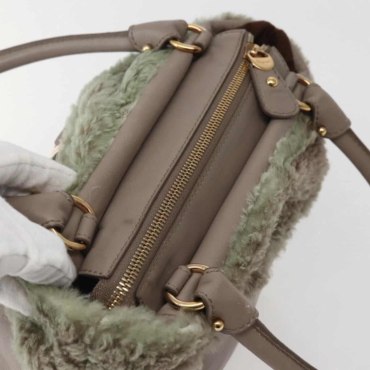 Salvatore Ferragamo Vala Leather Beige Leather Bag (Pre-Owned)