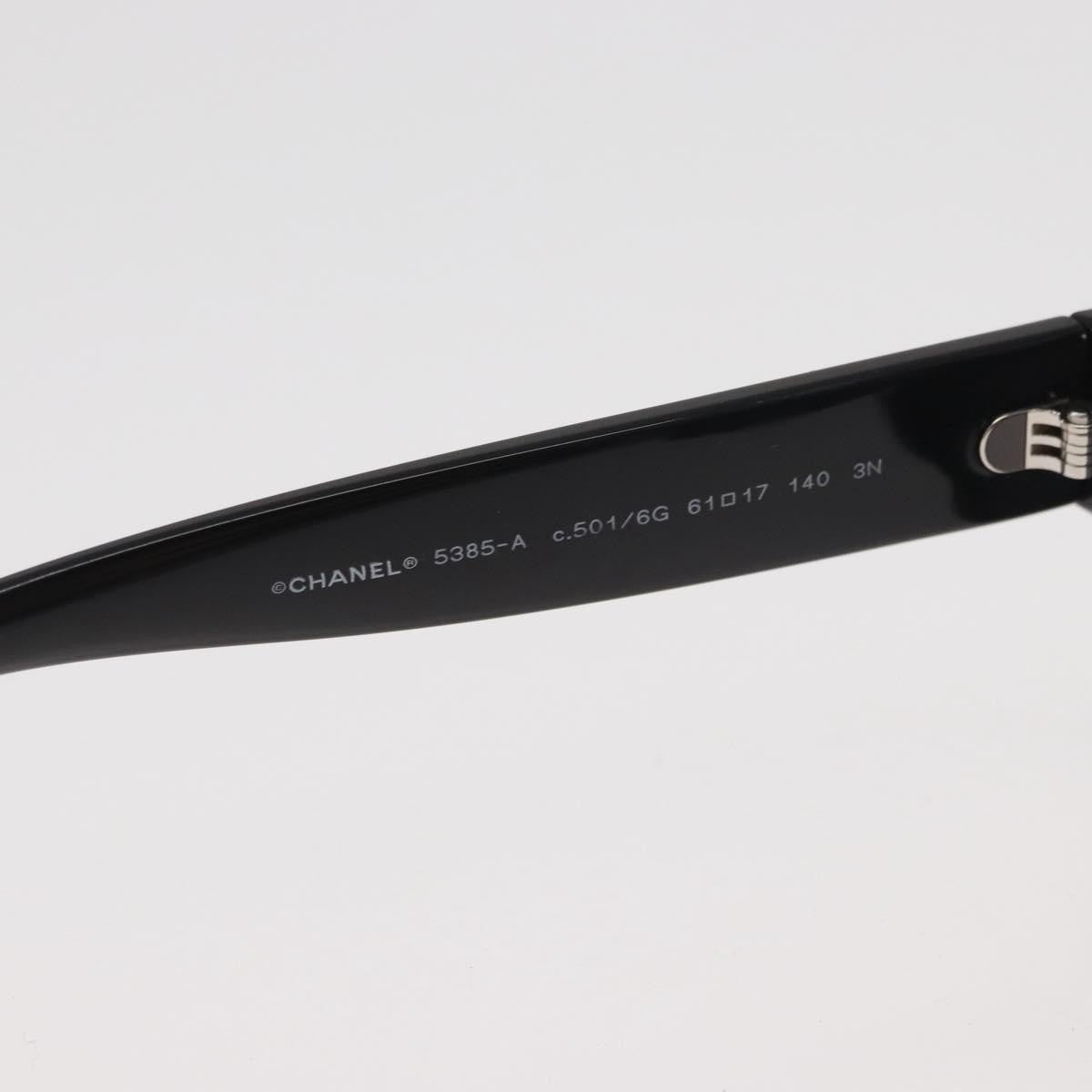 Chanel Logo Cc Plastic Black Plastic Sunglasse Accessory (Pre-Owned)
