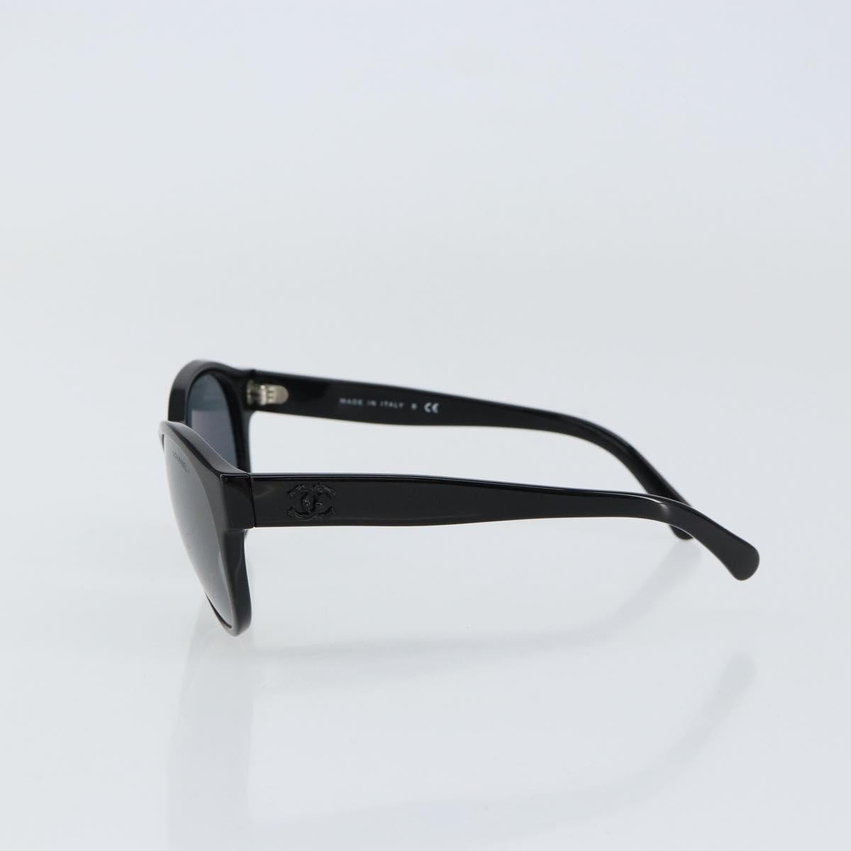 Chanel Chanel Logo Sunglasses Eye Wear Plastic Black Plastic Sunglasse Accessory (Pre-Owned)