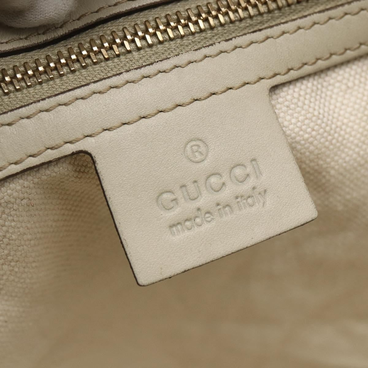 Gucci Mayfair Convertible Gg Canvas Beige Canvas Tote Bag Bag (Pre-Owned)