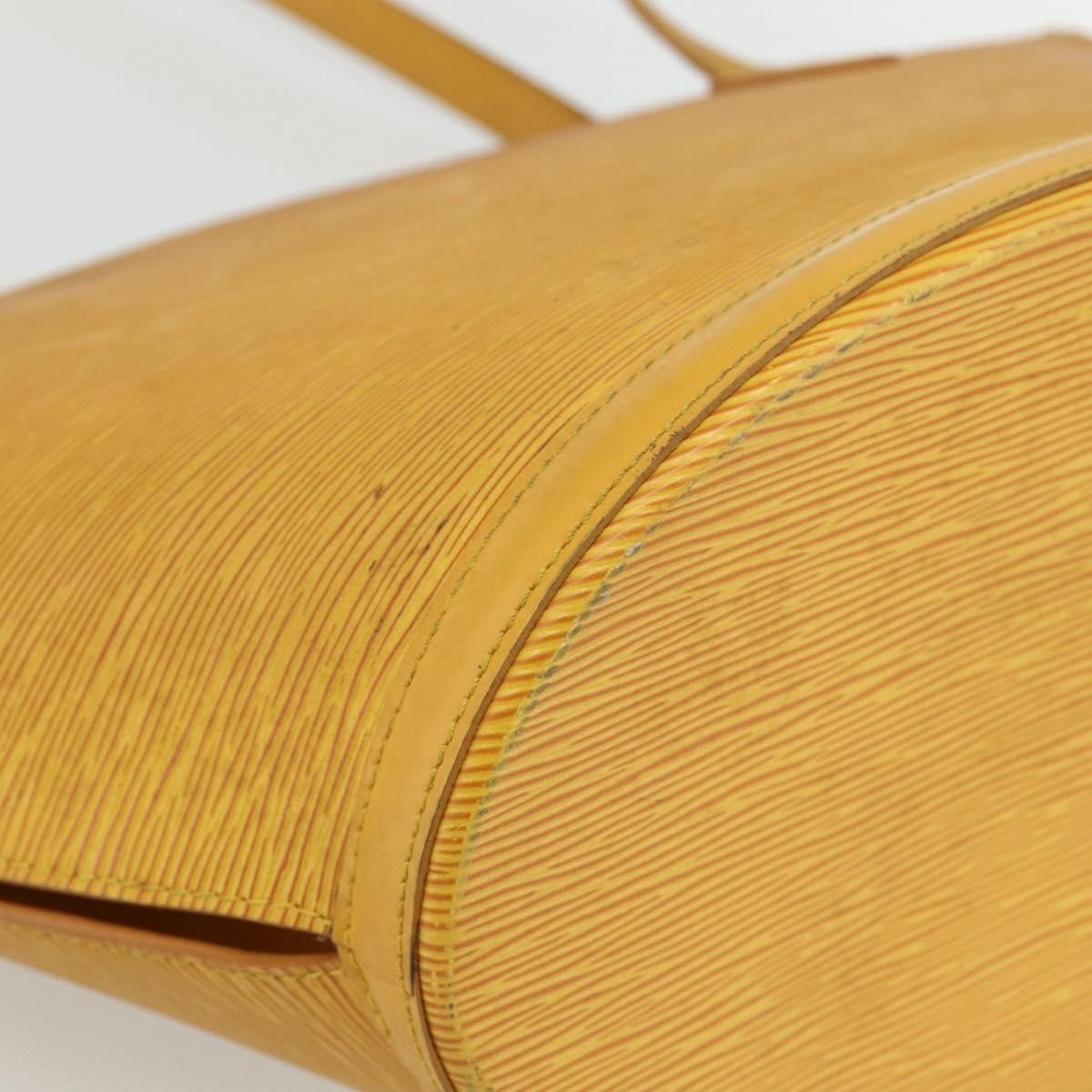 Louis Vuitton Saint Jacques Epi Leather Yellow Leather Shoulder Bag Bag (Pre-Owned)