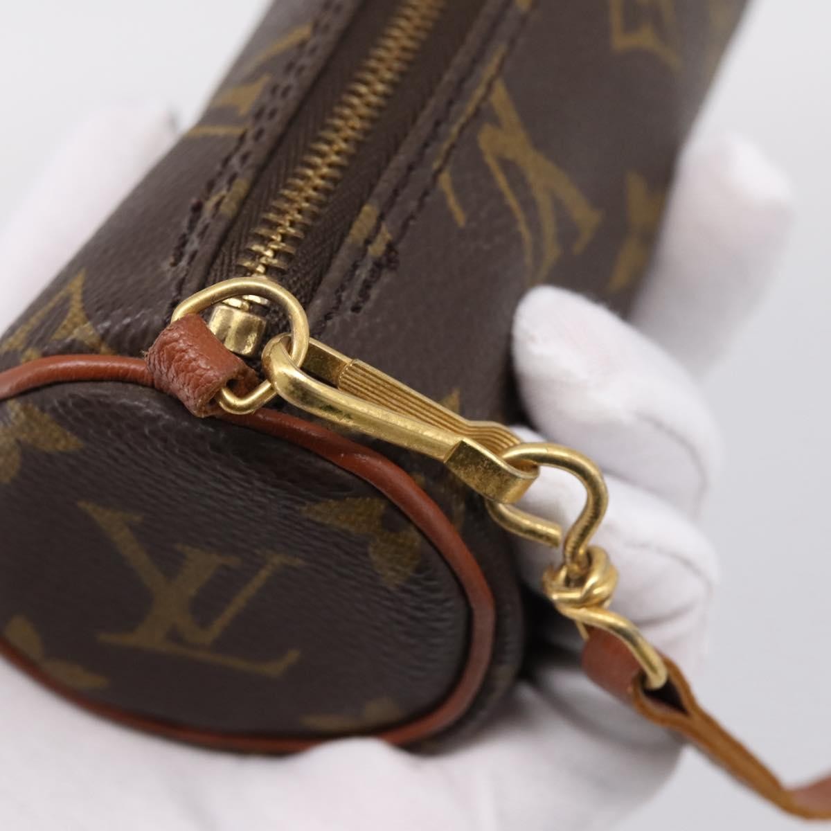 Louis Vuitton Papillon Pochette Monogram Canvas Brown Canvas Clutche & Pouche Bag (Pre-Owned)