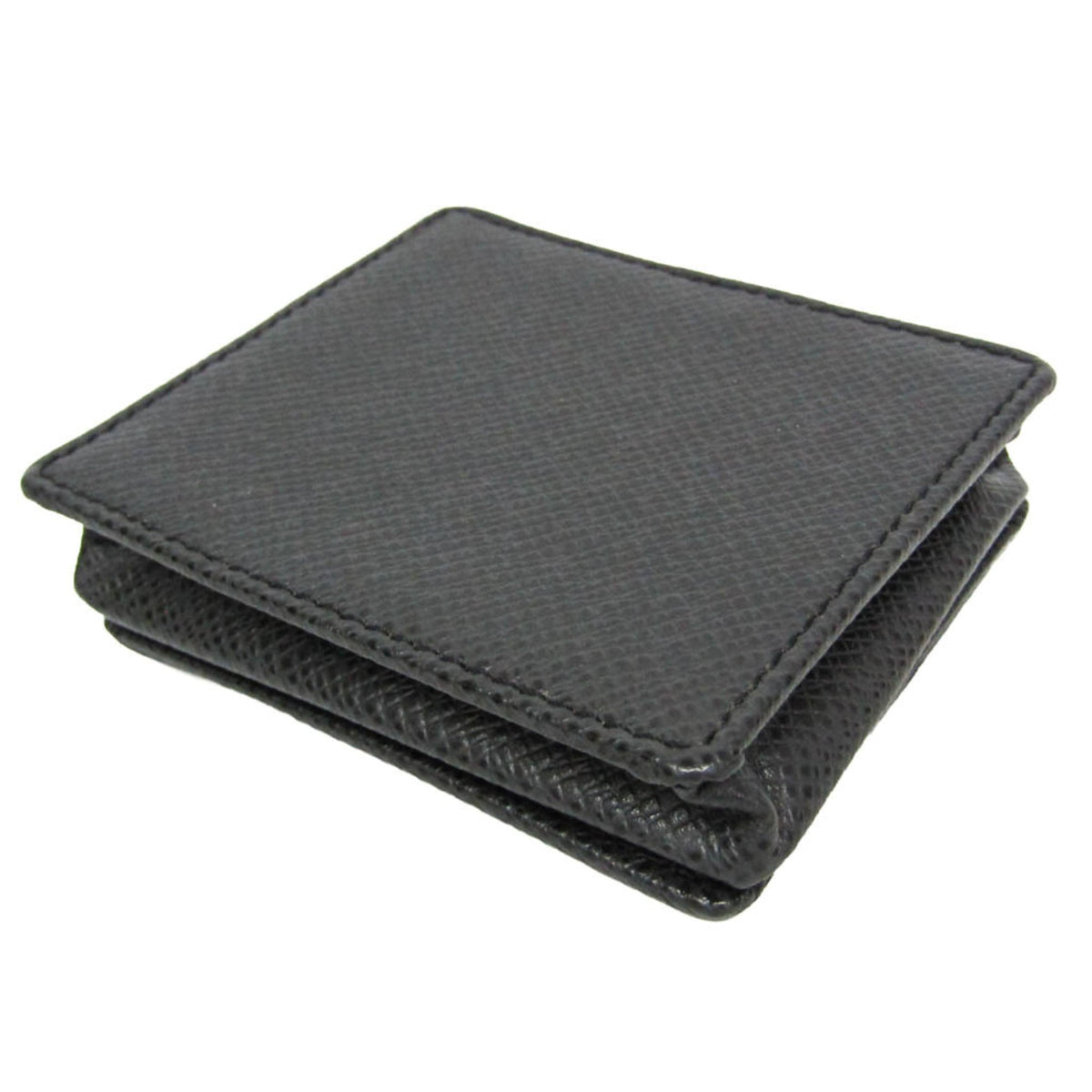 Louis Vuitton Porte Monnaie Boite Leather Black Leather Wallets Accessory (Pre-Owned)