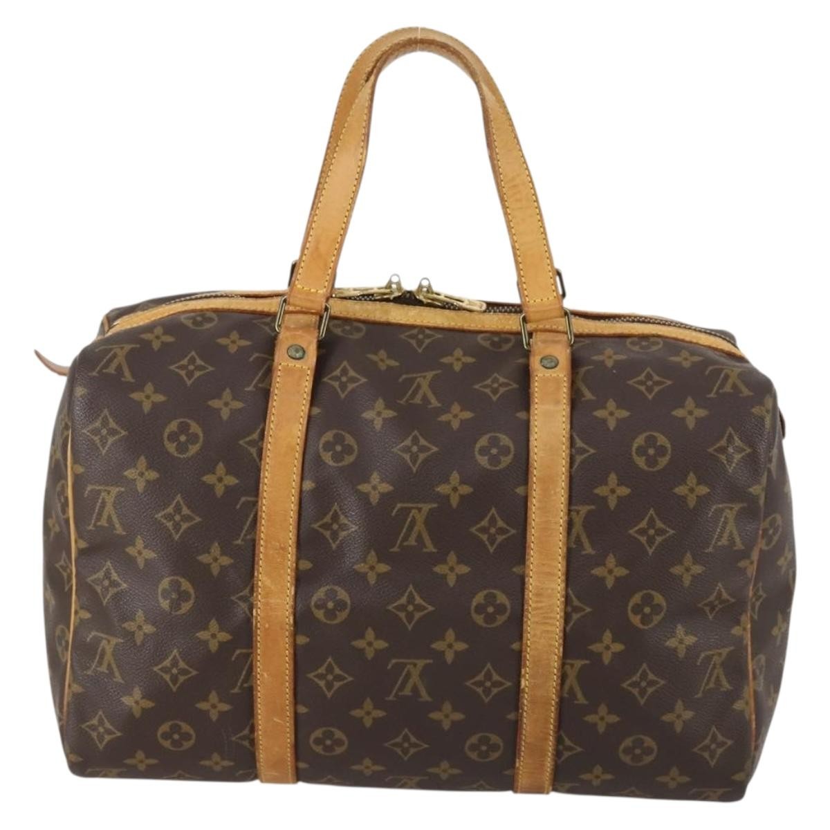 Louis Vuitton Sac Souple Monogram Canvas Brown Canvas Travel Bag Bag (Pre-Owned)