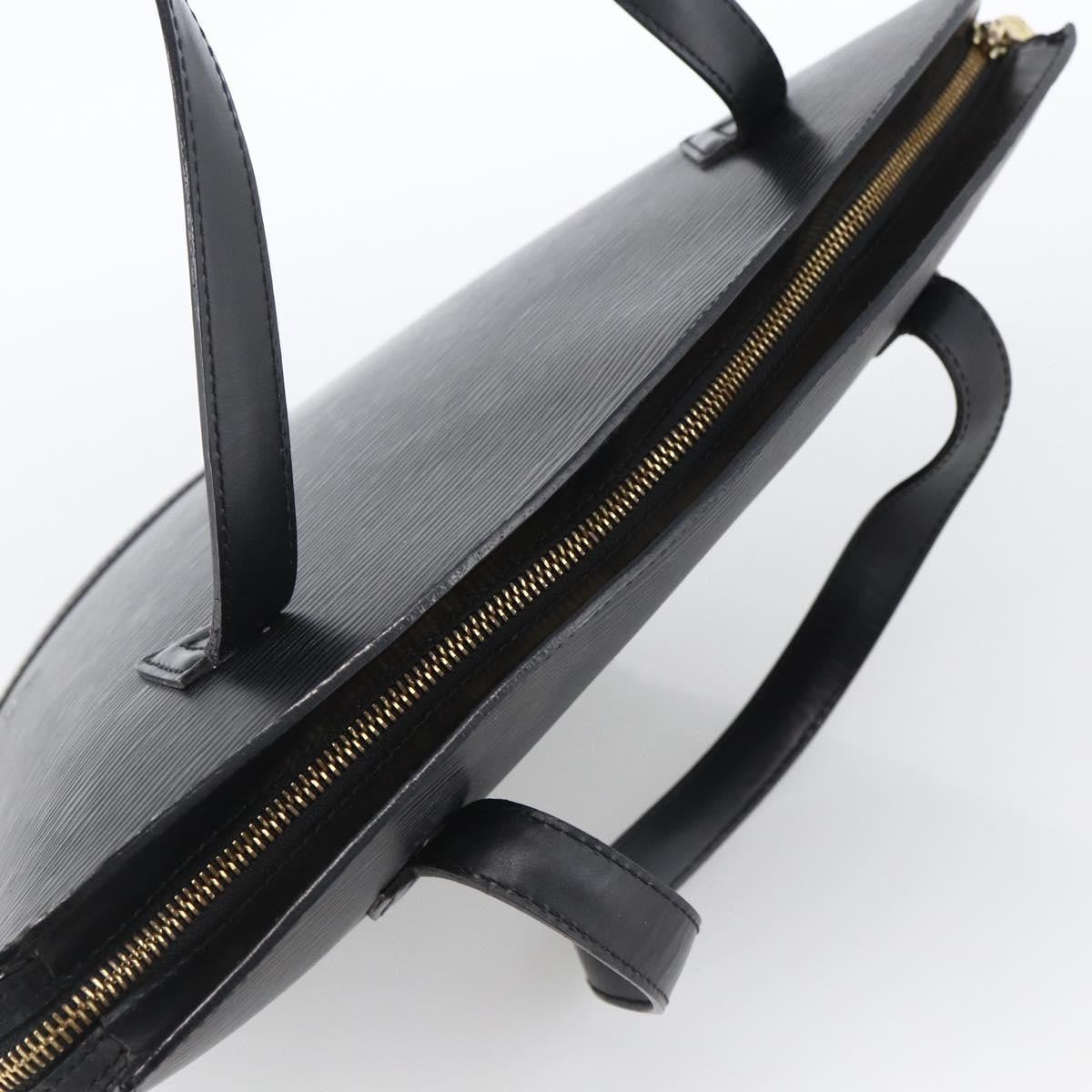 Louis Vuitton Saint Jacques Nm Epi Leather Black Leather Handbag (Pre-Owned)