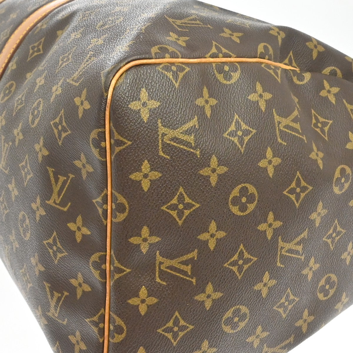 Louis Vuitton Keepall Monogram Canvas Brown Canvas Travel Bag Bag (Pre-Owned)
