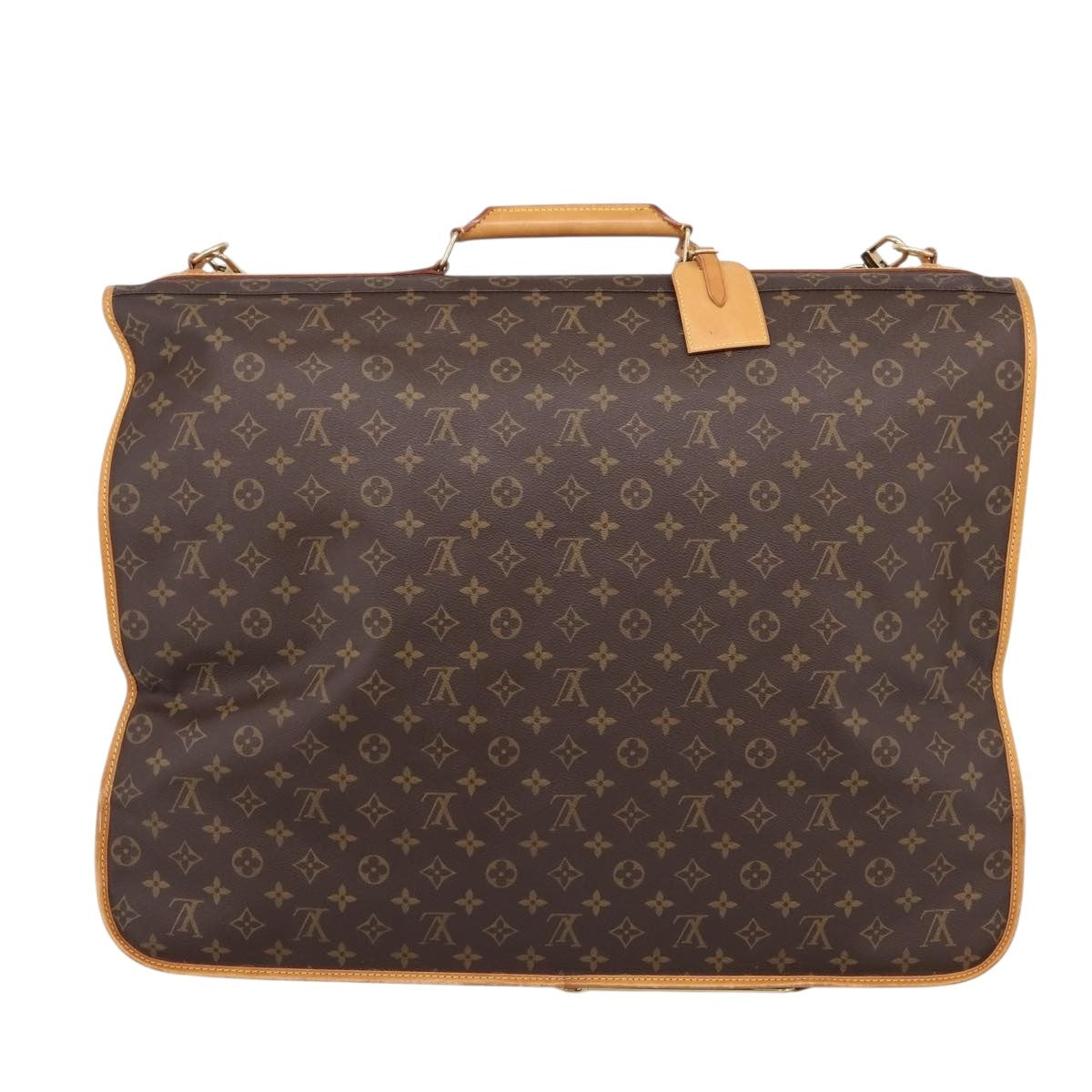 Louis Vuitton Garment Carrier Monogram Canvas Brown Canvas Handbag (Pre-Owned)