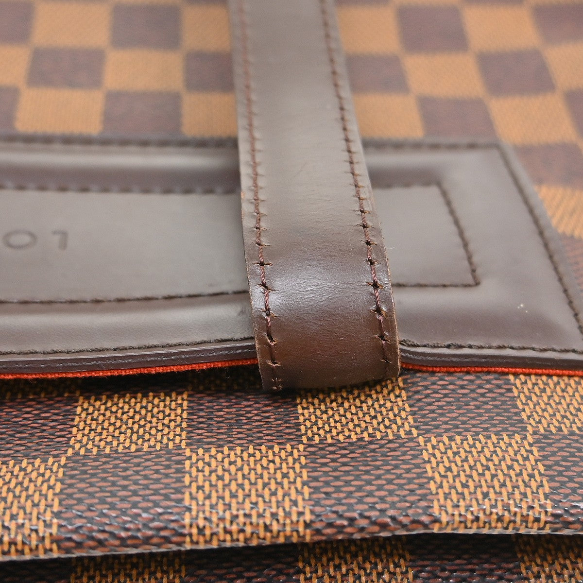 Louis Vuitton Clifton Damier Ebene Brown Canvas Tote Bag Bag (Pre-Owned)