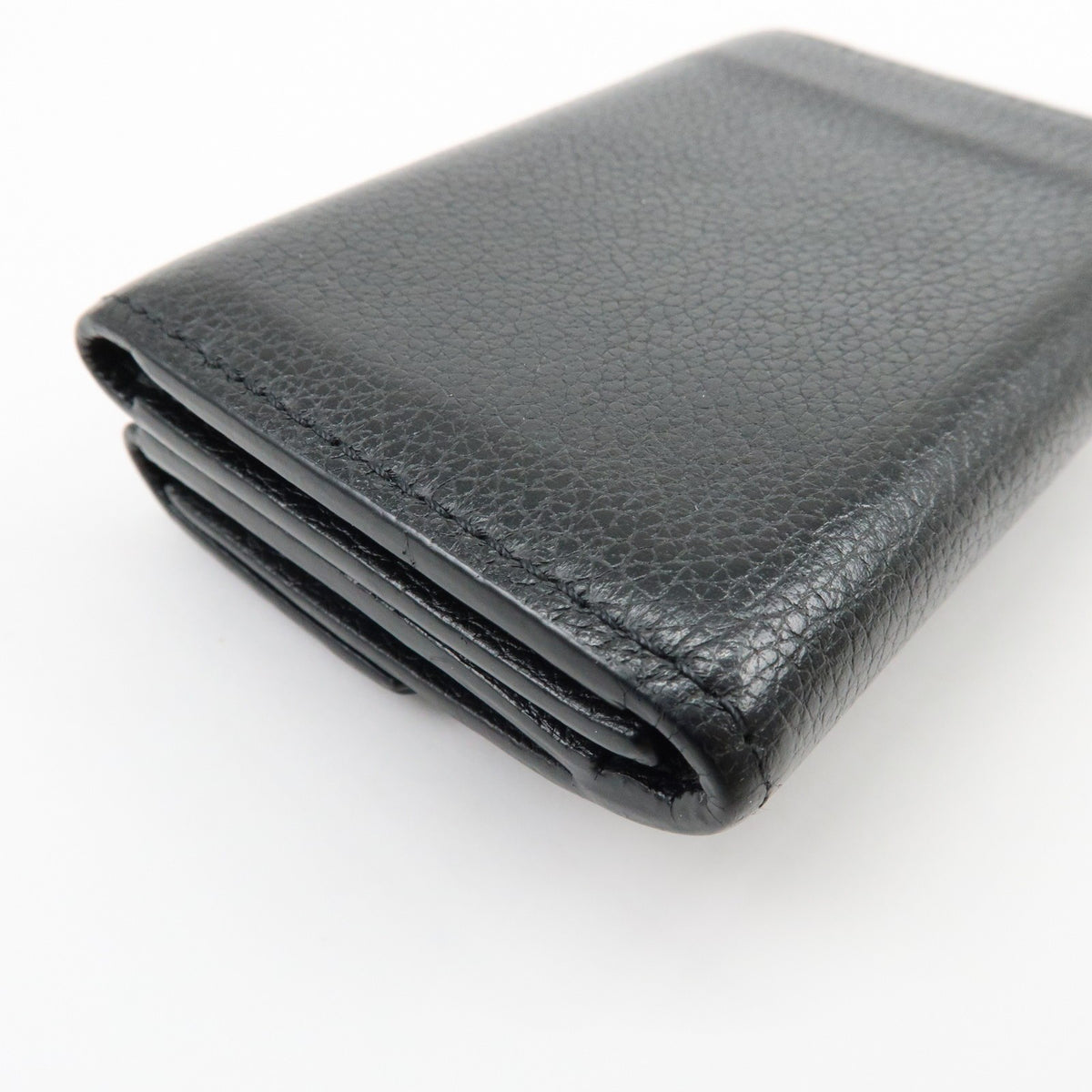 Louis Vuitton Lockmini Leather Black Leather Wallets Accessory (Pre-Owned)