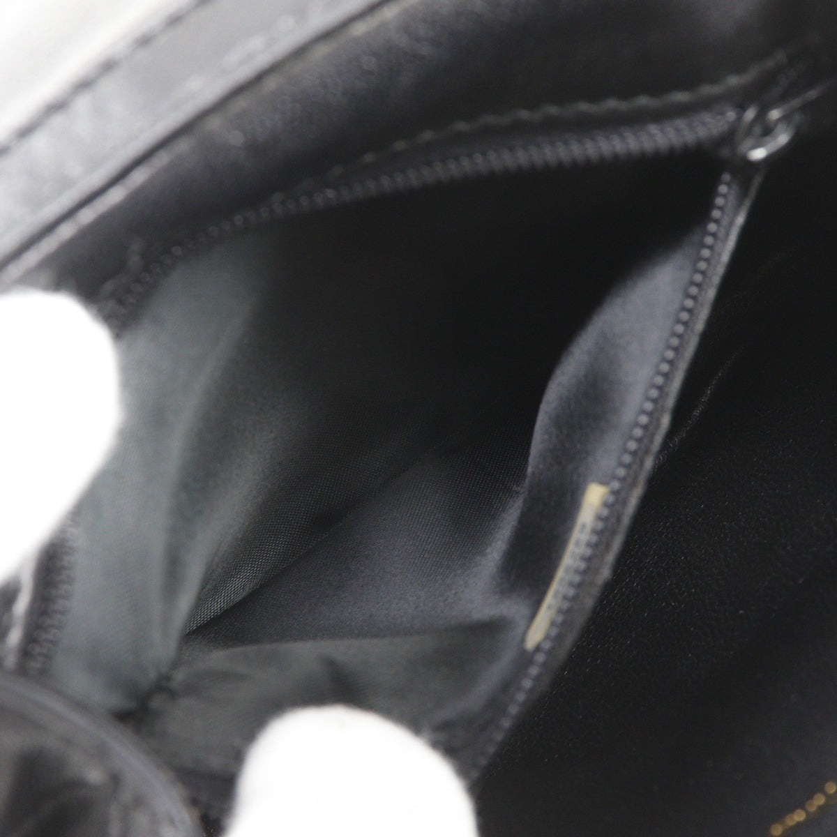 Chanel Flap Shoulder Leather Black Leather Shoulder Bag Bag (Pre-Owned)