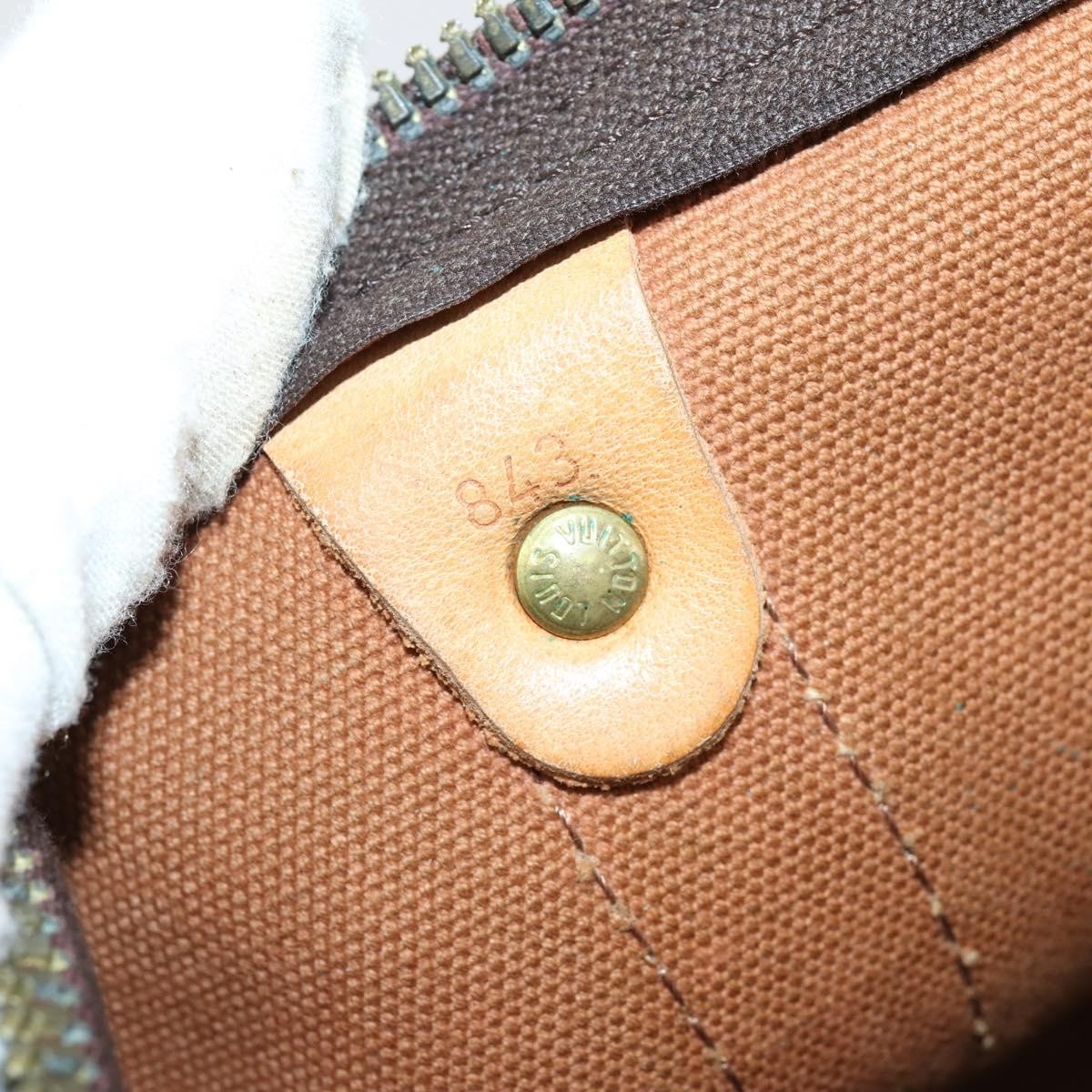 Louis Vuitton Keepall Monogram Canvas Brown Canvas Travel Bag Bag (Pre-Owned)