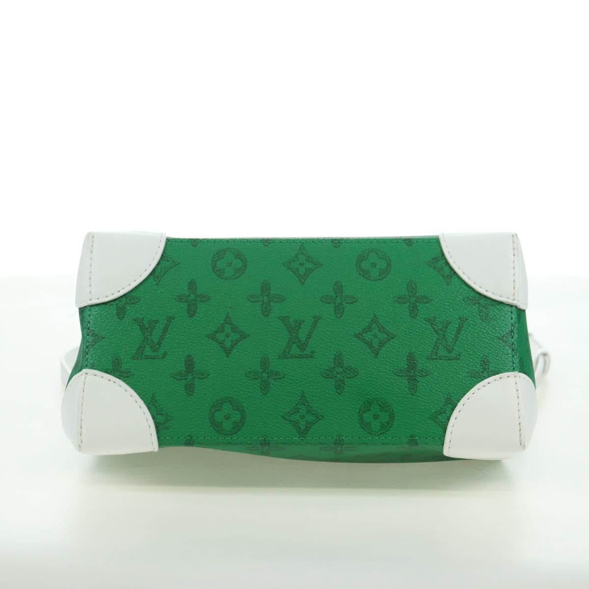 Louis Vuitton Litter Everyday Signature Vintage Monogram Canvas Green Canvas Handbag (Pre-Owned)