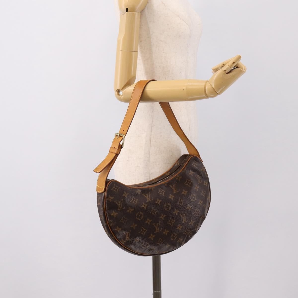 Louis Vuitton Croissant Monogram Canvas Brown Canvas Handbag (Pre-Owned)