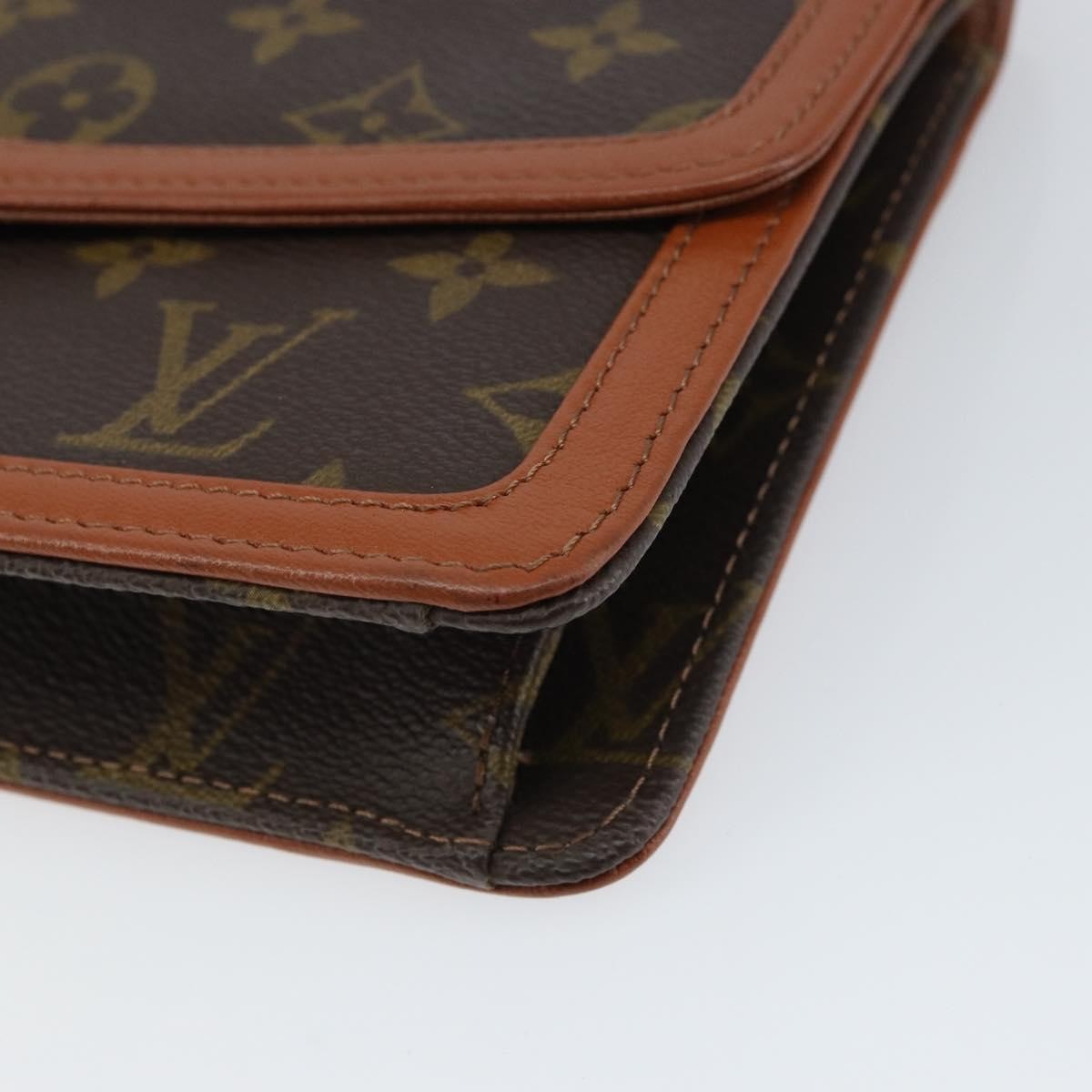 Louis Vuitton Dame Pochette Monogram Canvas Brown Canvas Clutche & Pouche Bag (Pre-Owned)
