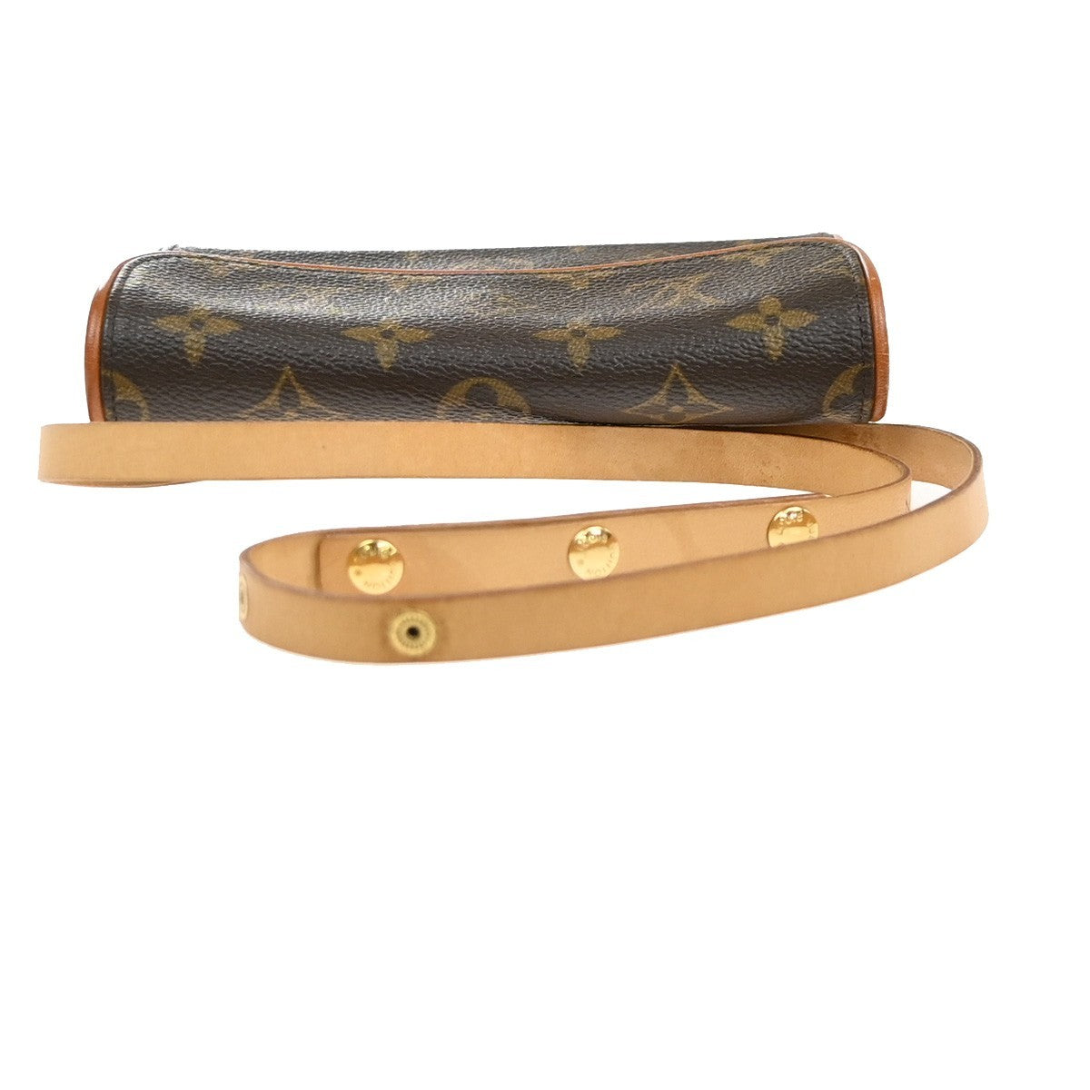 Louis Vuitton Florentine Waist Monogram Canvas Brown Canvas Clutche & Pouche Bag (Pre-Owned)