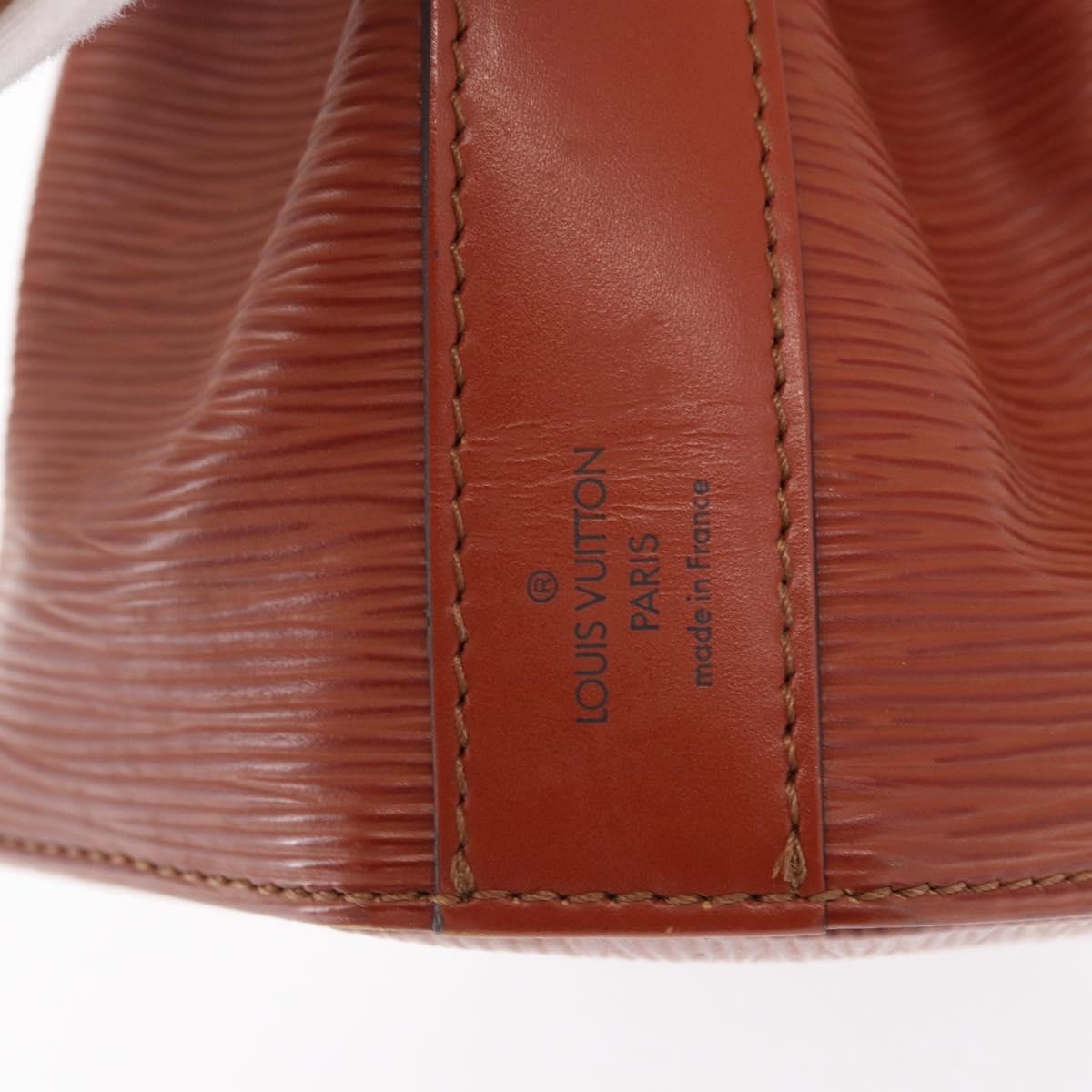 Louis Vuitton Vintage Sac D'epaule Epi Leather Brown Leather Shoulder Bag Bag (Pre-Owned)