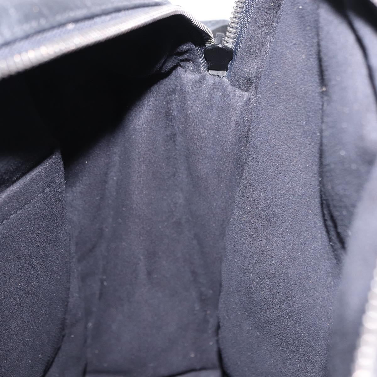 Louis Vuitton Clarkson Messenger Monogram Differ Leather Black Leather Shoulder Bag Bag (Pre-Owned)
