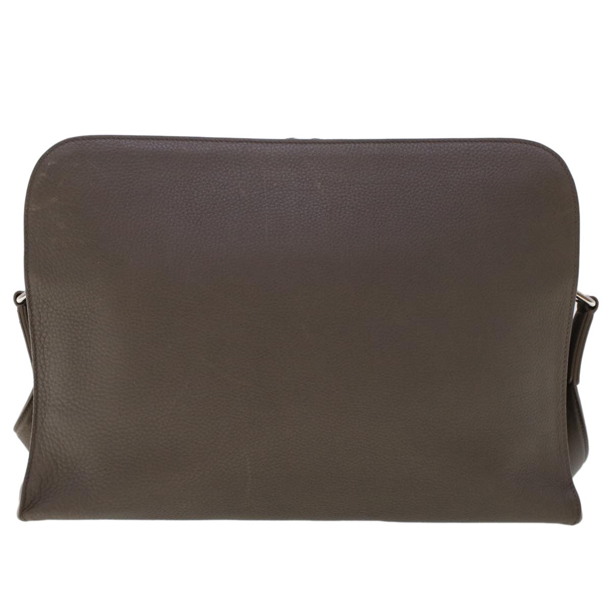 Louis Vuitton Naxos Leather Gray Leather Shoulder Bag Bag (Pre-Owned)