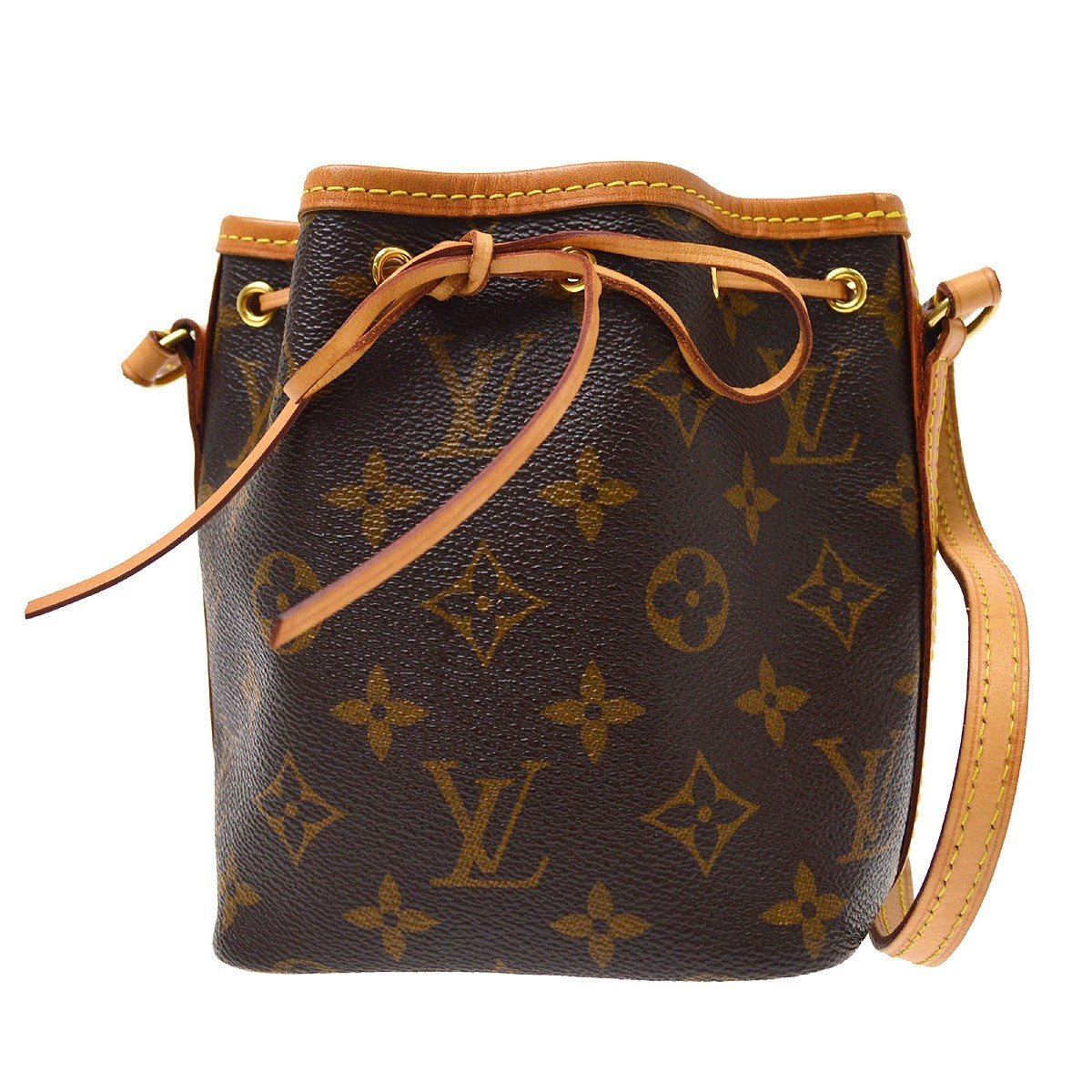 Louis Vuitton Noe Monogram Canvas Brown Canvas Shoulder Bag Bag (Pre-Owned)