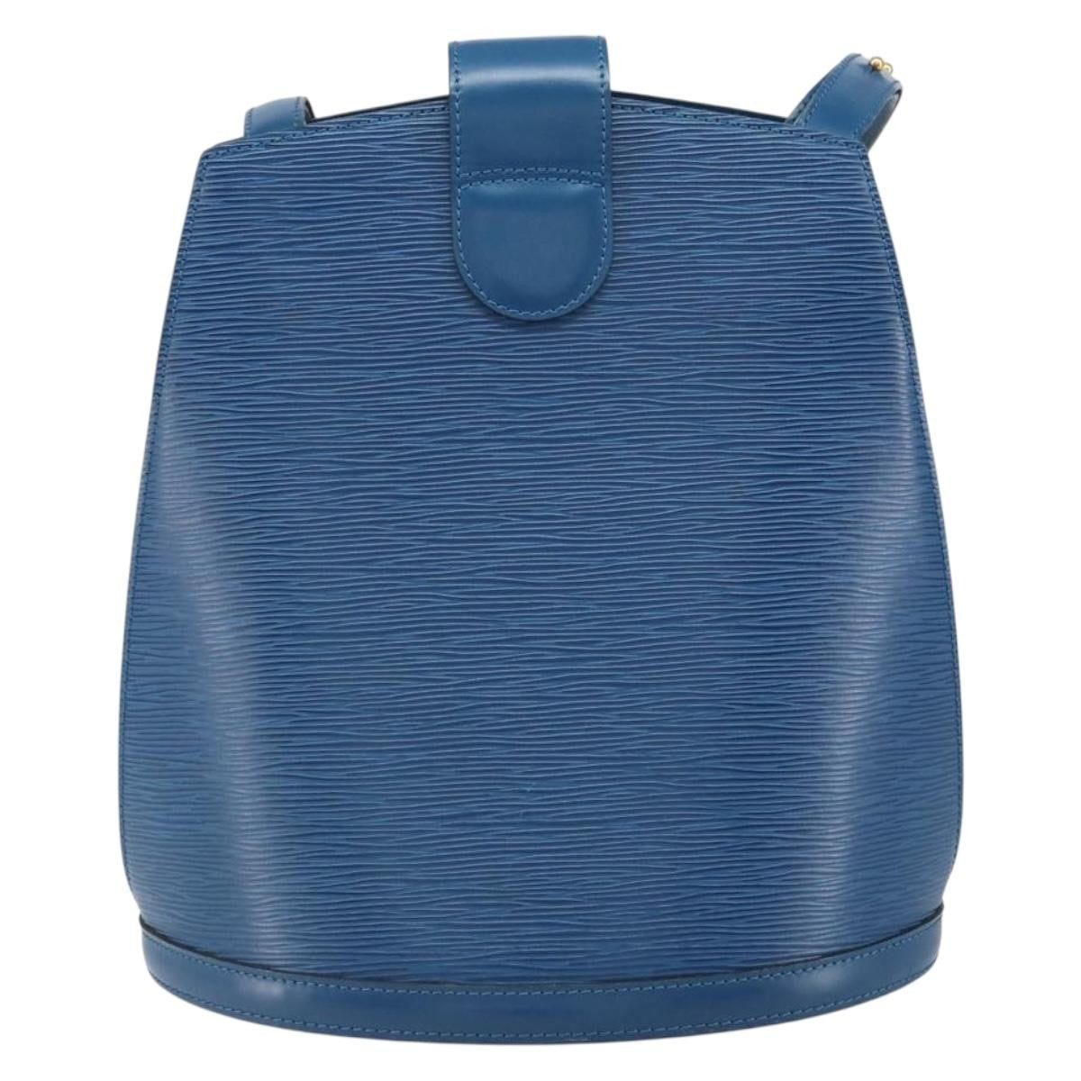 Louis Vuitton Cluny Epi Leather Blue Leather Shoulder Bag Bag (Pre-Owned)