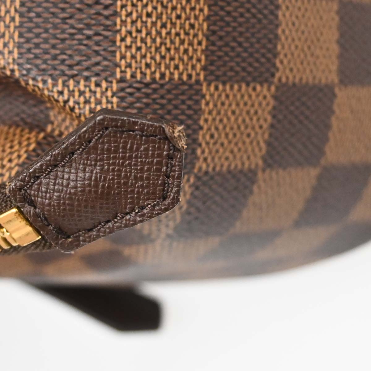 Louis Vuitton Belem Damier Ebene Brown Canvas Shoulder Bag Bag (Pre-Owned)