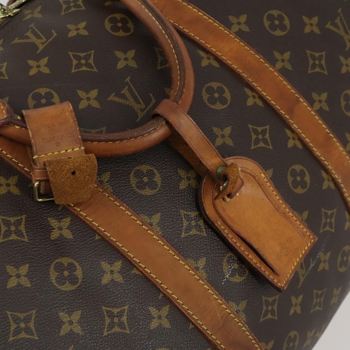 Louis Vuitton Keepall Monogram Canvas Brown Canvas Travel Bag Bag (Pre-Owned)