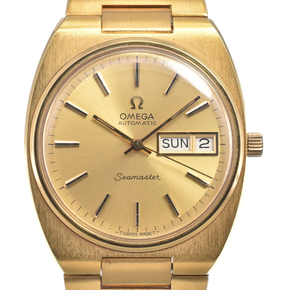 Omega Seamaster Automatic Gold Plated Watch (Pre-Owned)