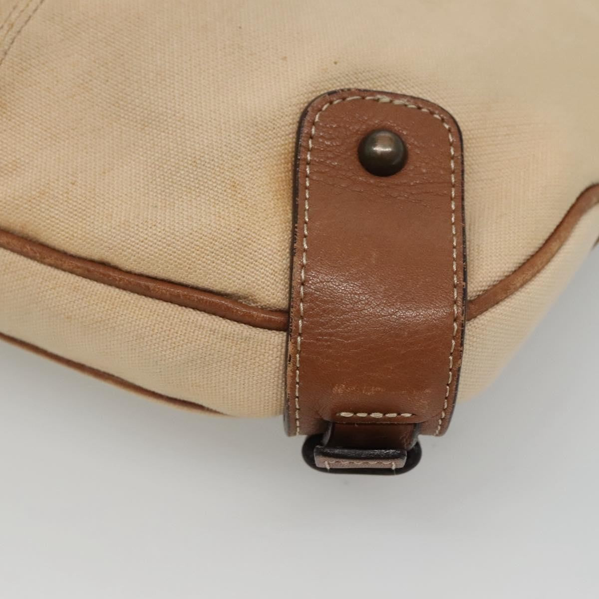 Burberry Blue Label Canvas Beige Canvas Shoulder Bag Bag (Pre-Owned)