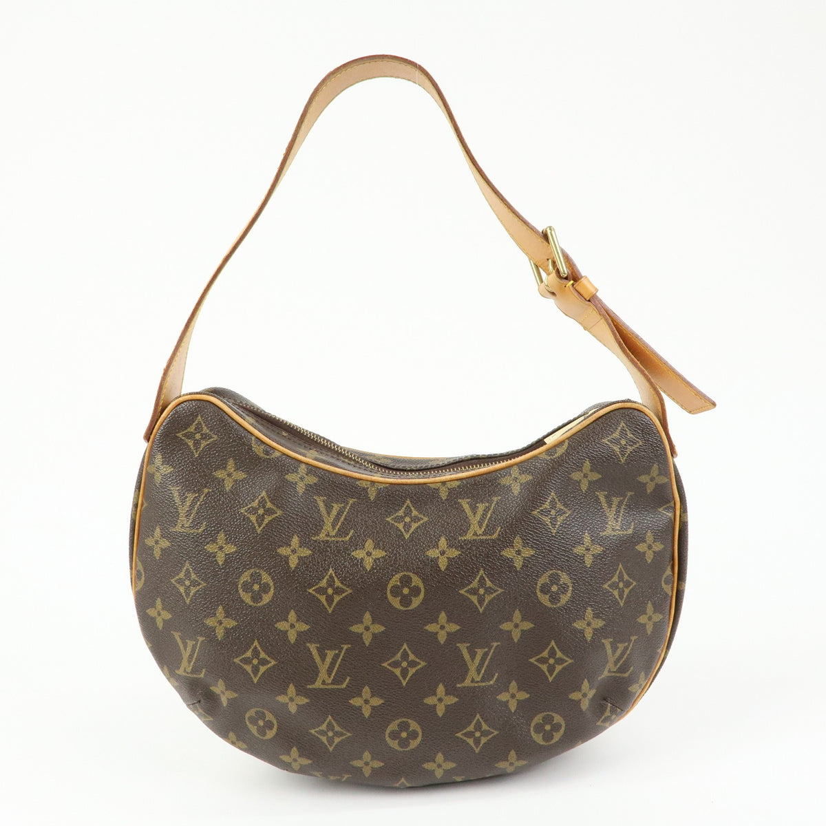 Louis Vuitton Croissant Monogram Canvas Brown Canvas Handbag (Pre-Owned)