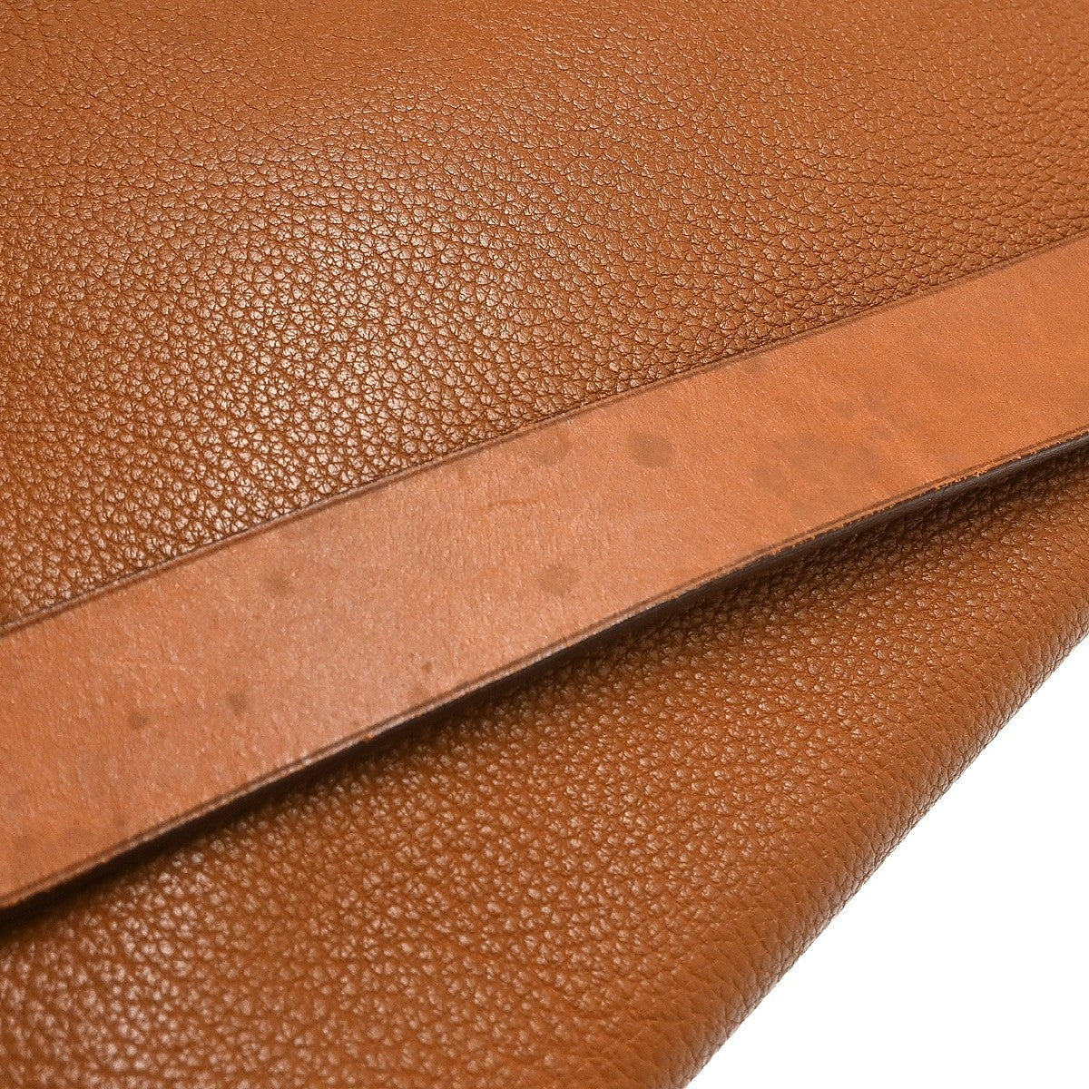 Hermes Barda Messenger Clemence Brown Leather Shoulder Bag Bag (Pre-Owned)