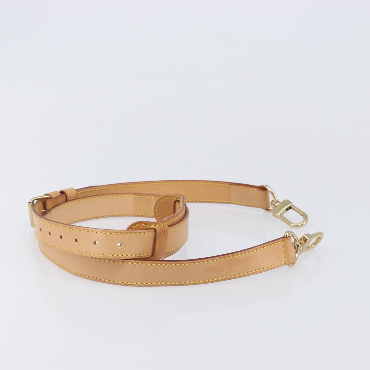 Louis Vuitton Adjustable Shoulder Strap Leather Beige Leather Straps Accessory (Pre-Owned)