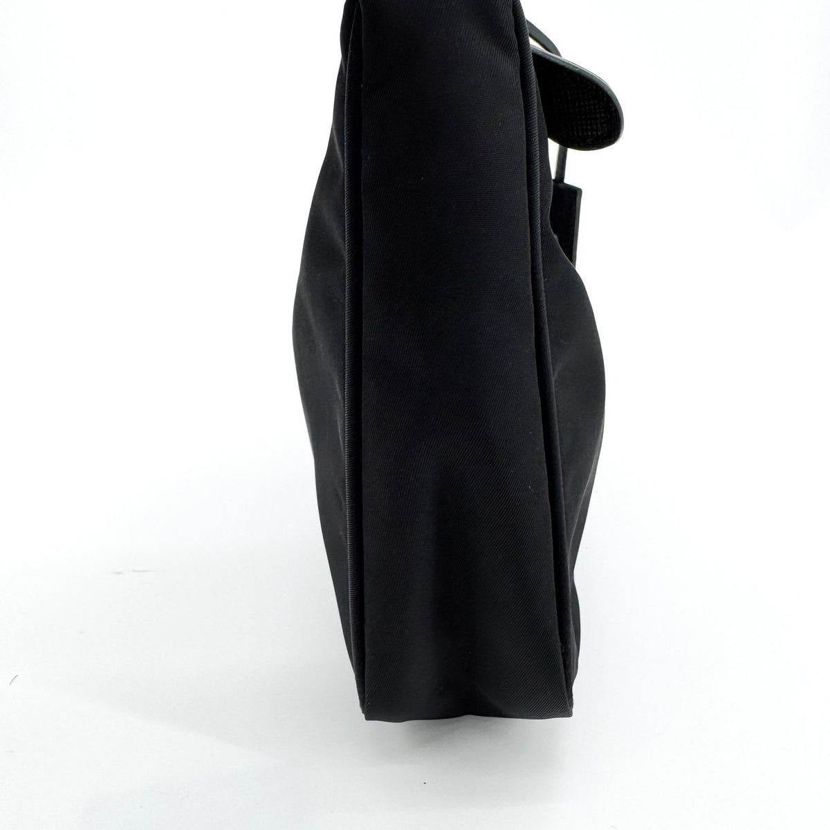 Prada Re-Edition Velvet Black Nylon Shoulder Bag Bag (Pre-Owned)