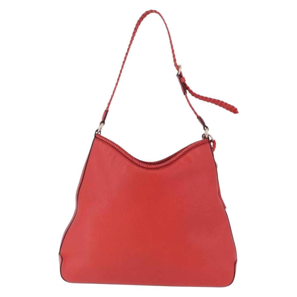Gucci Marrakech Hobo Leather Orange Leather Shoulder Bag Bag (Pre-Owned)