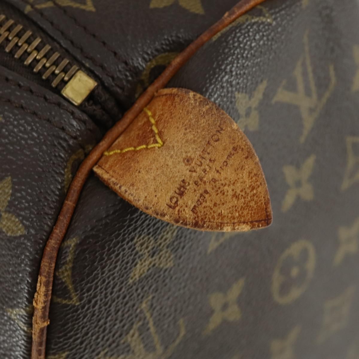 Louis Vuitton Keepall Monogram Canvas Brown Canvas Travel Bag Bag (Pre-Owned)