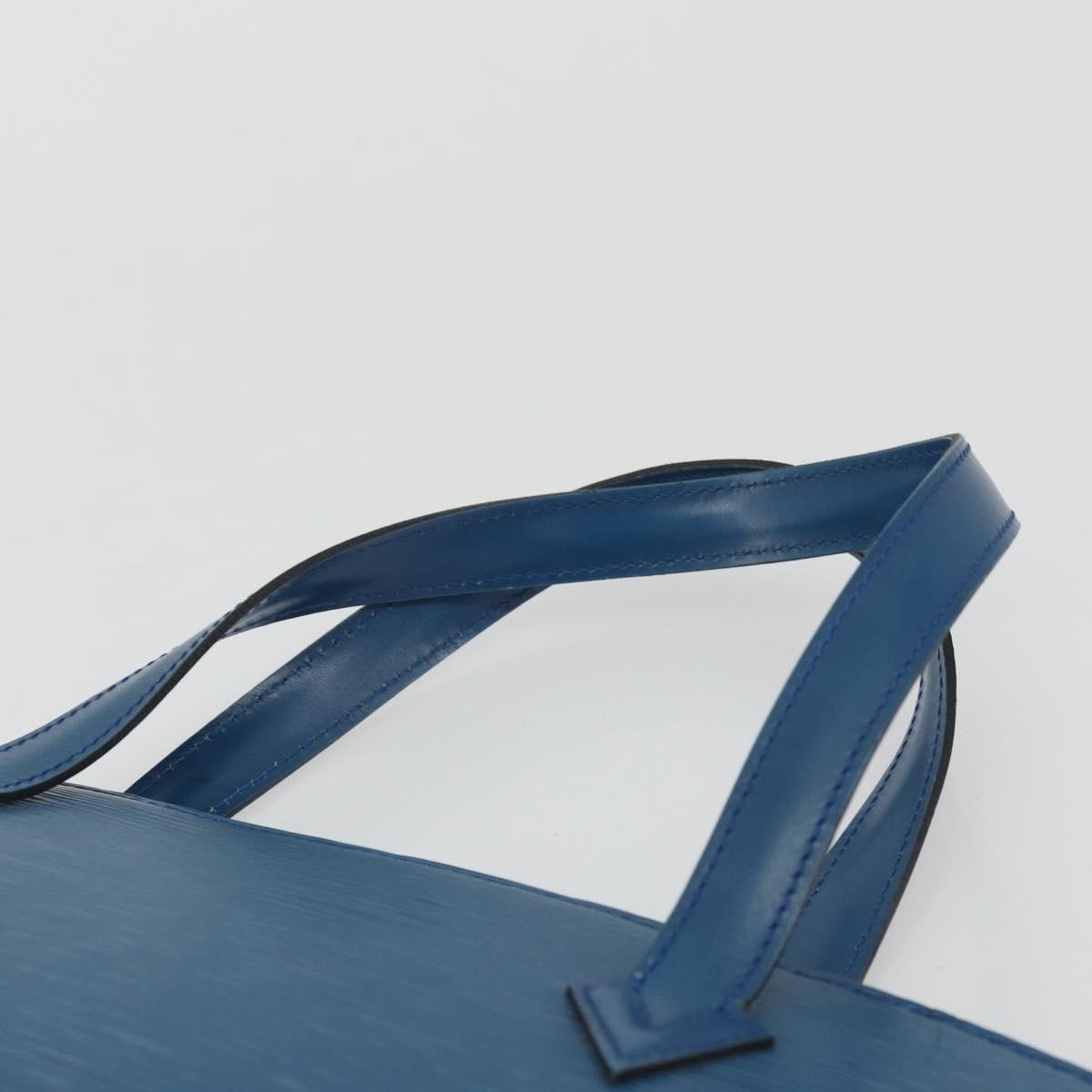 Louis Vuitton Saint Jacques Epi Leather Blue Leather Handbag (Pre-Owned)