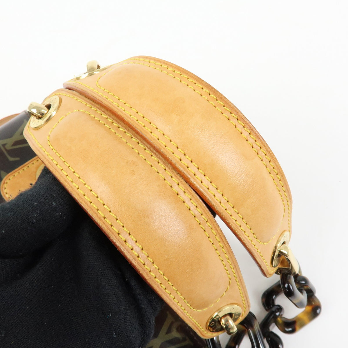 Louis Vuitton Sac Ambre Monogram Vinyl Brown Plastic Handbag (Pre-Owned)