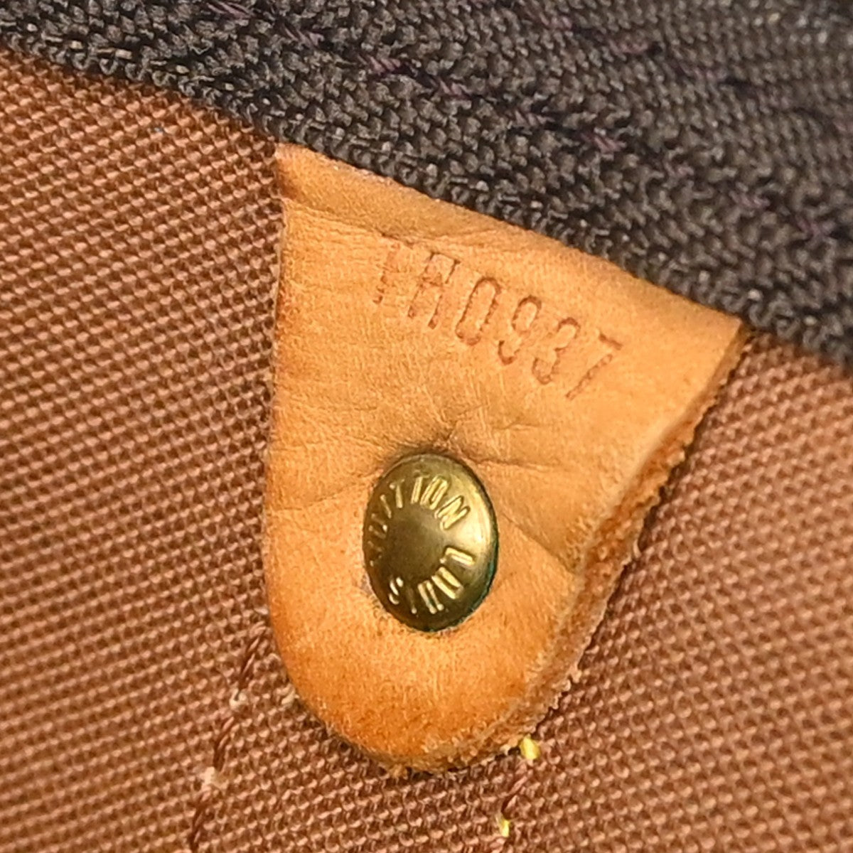 Louis Vuitton Keepall Bandouliere Monogram Canvas Brown Canvas Travel Bag Bag (Pre-Owned)