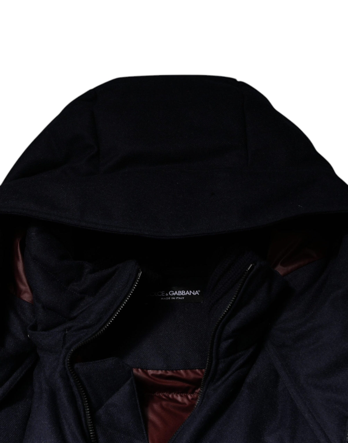 Dolce & Gabbana Black Nylon Hooded Puffer Men Coat Men's Jacket
