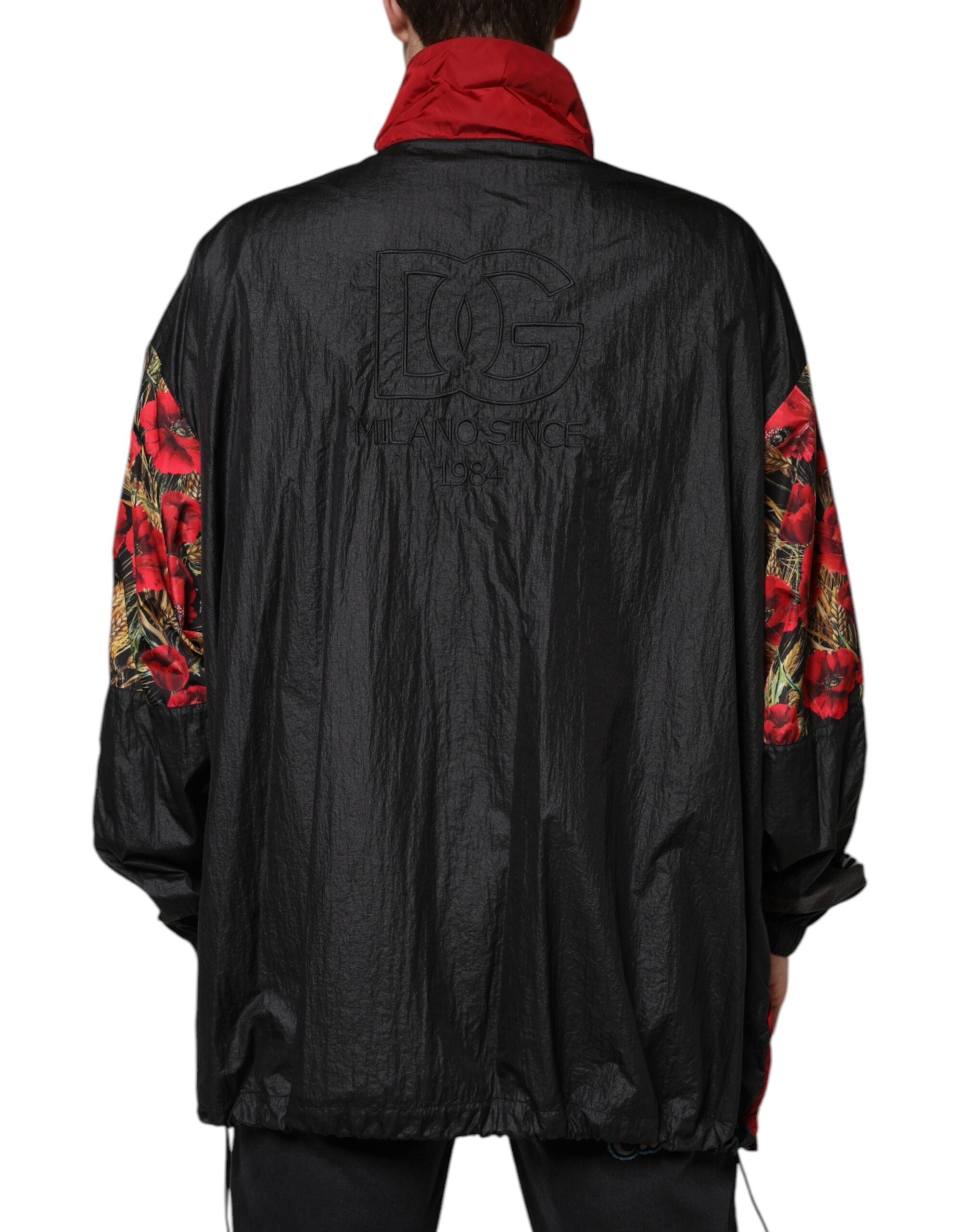 Dolce & Gabbana Multicolor Patchwork Men Full Zip Men's Sweater