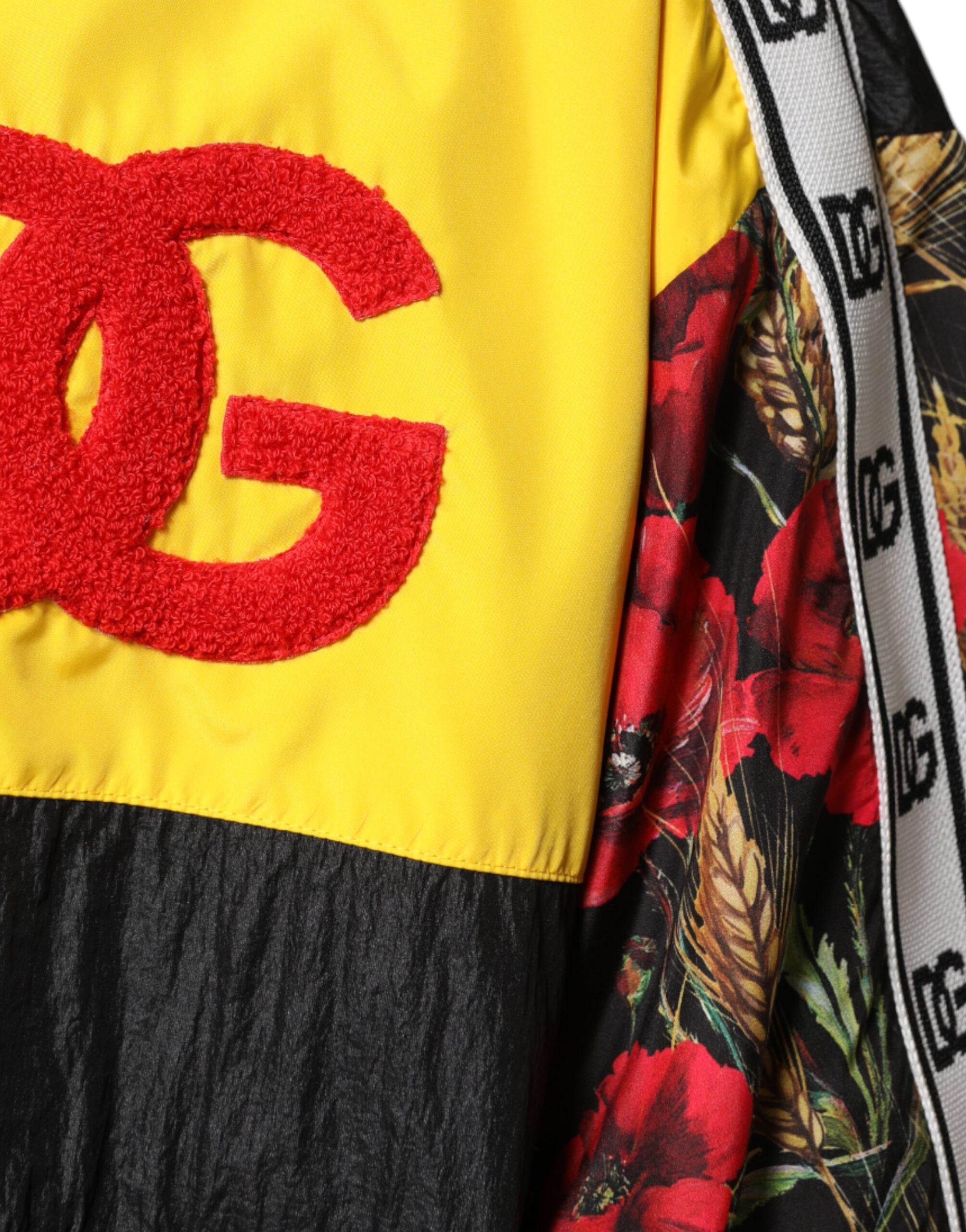 Dolce & Gabbana Multicolor Patchwork Men Full Zip Men's Sweater