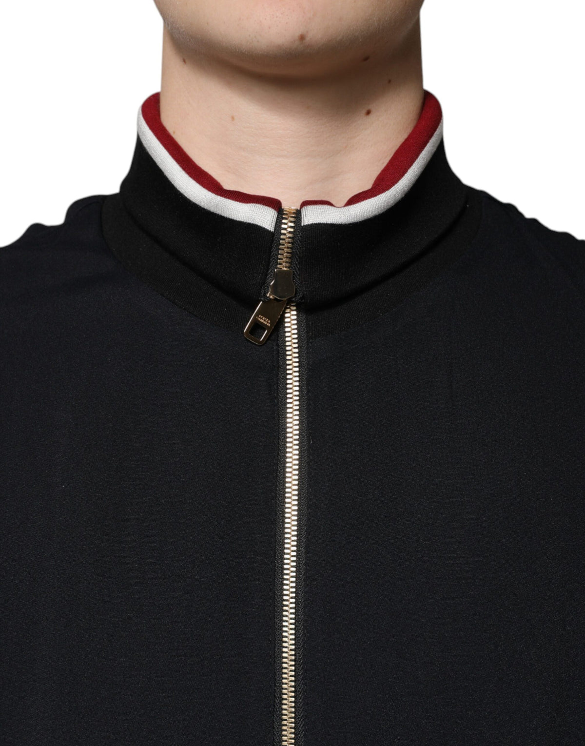 Dolce & Gabbana Black DG King Full Zip Sweatshirt Men's Sweater