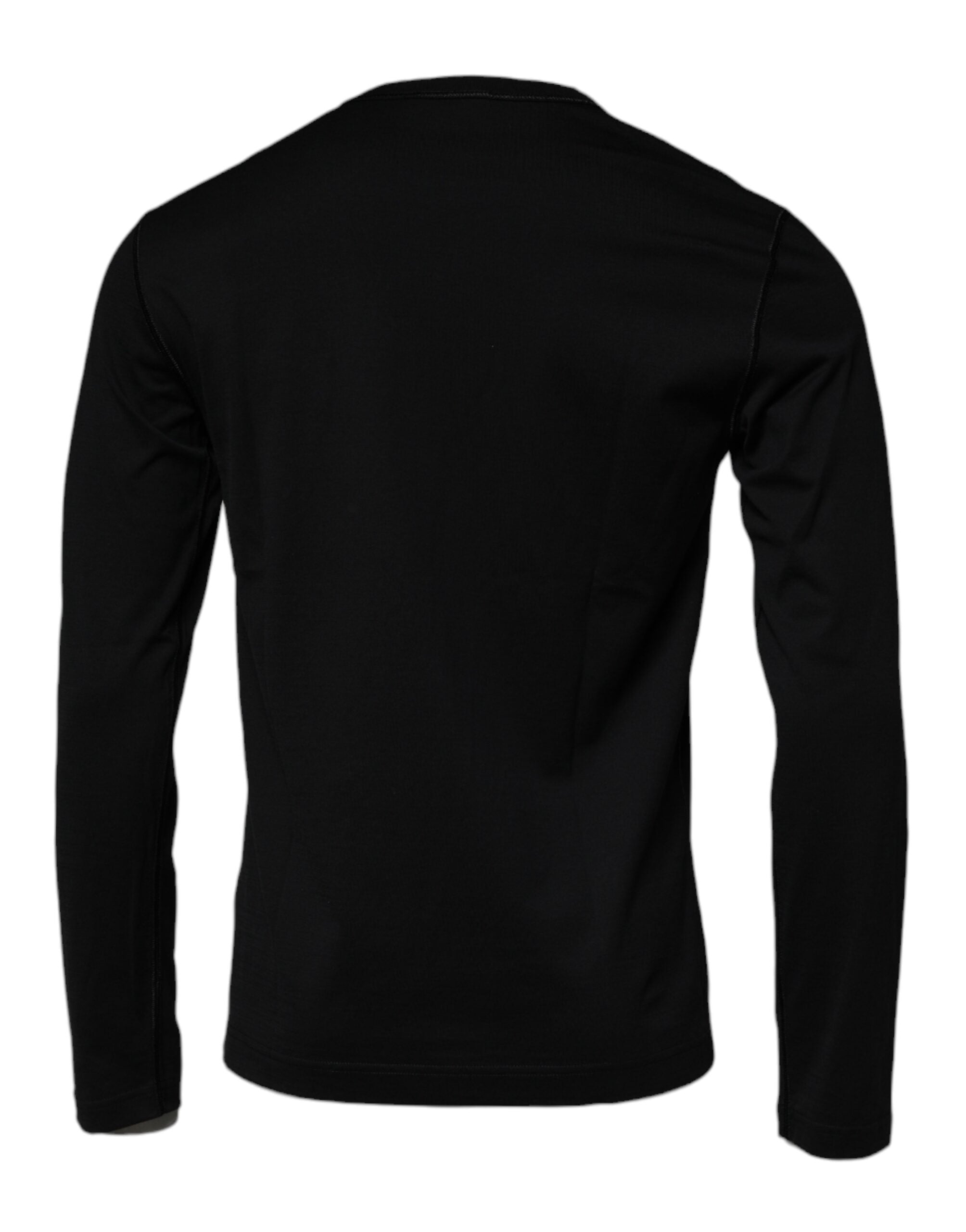 Dolce & Gabbana Maroon Cashmere Crew Neck Pullover Men's Sweater